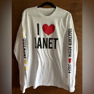 Janet Jackson Concert Long Sleeve Tee